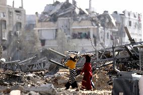 Northern Gaza In Ruins After 15 Months Of War