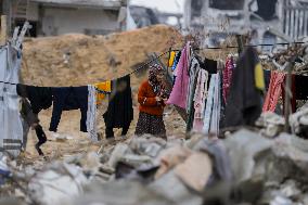 Northern Gaza In Ruins After 15 Months Of War