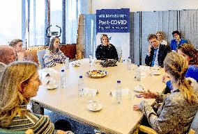 Queen Maxima Visits Post-COVID Expertise Center - Rotterdam