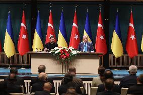 Zelensky And Erdogan Press Conference - Ankara