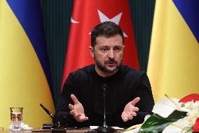 Zelensky And Erdogan Press Conference - Ankara