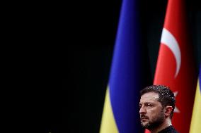 Zelensky And Erdogan Press Conference - Ankara