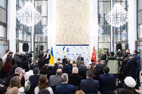 Zelensky And First Lady Inaugurate Ukraine's New Embassy - Ankara