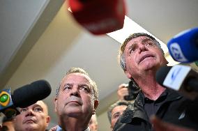 Former President Of Brazil Jair Bolsonaro