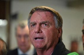 Former President Of Brazil Jair Bolsonaro