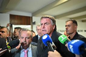 Former President Of Brazil Jair Bolsonaro