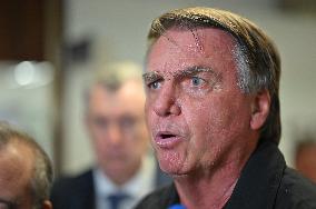 Former President Of Brazil Jair Bolsonaro