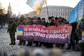 Memorial procession in honor of Heavenly Hundred Heroes takes place in Kyiv