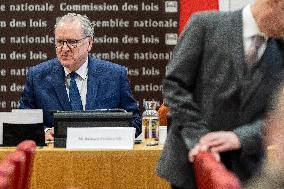 Richard Ferrand Hearing At National Assembly - Paris