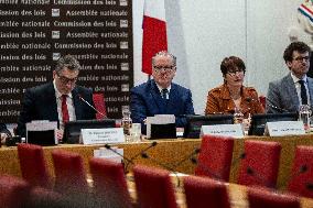 Richard Ferrand Hearing At National Assembly - Paris