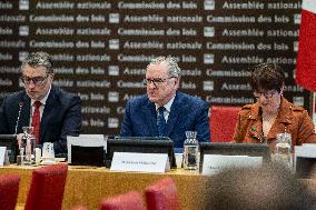 Richard Ferrand Hearing At National Assembly - Paris
