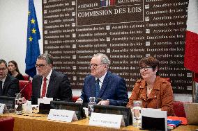 Richard Ferrand Hearing At National Assembly - Paris