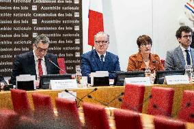Richard Ferrand Hearing At National Assembly - Paris