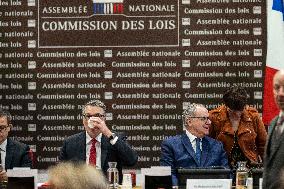 Richard Ferrand During his audition at the National Assembly In Paris