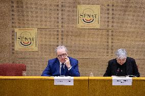 Hearing of Richard Ferrand at the French Senate - Paris RL