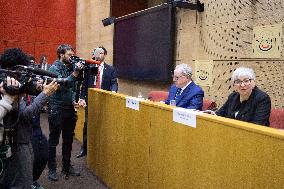 Hearing of Richard Ferrand at the French Senate - Paris RL