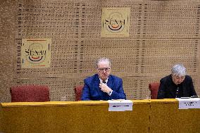 Hearing of Richard Ferrand at the French Senate - Paris RL