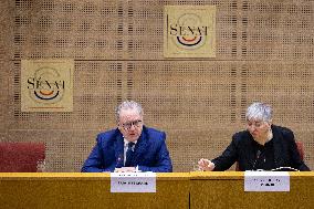 Hearing of Richard Ferrand at the French Senate - Paris RL