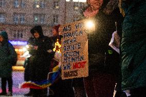 Lighting For Democraty Action In Cologne