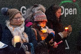 Lighting For Democraty Action In Cologne