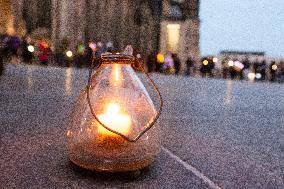Lighting For Democraty Action In Cologne