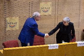 Hearing of Richard Ferrand at the French Senate - Paris RL