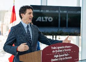 Trudeau Announces High-Speed Rail Network - Canada