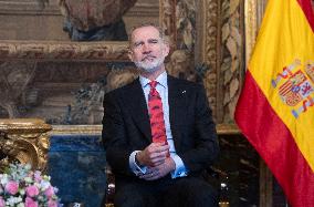 Royals Host Luncheon In Honor Of Egypt's President - Madrid