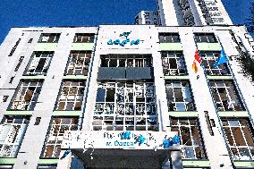 Aftermath of Russian massive drone attack on Odesa