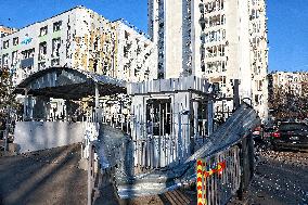 Aftermath of Russian massive drone attack on Odesa