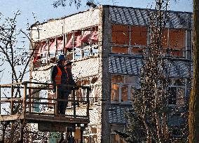 Aftermath of Russian massive drone attack on Odesa