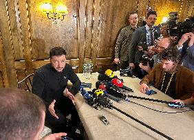 Briefing by Volodymyr Zelenskyy in Munich