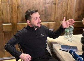 Briefing by Volodymyr Zelenskyy in Munich