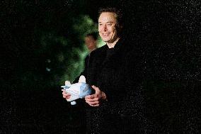 President Trump Arrives at White House with Elon Musk