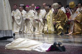 Msgr Ciampanellis Ordination at St Peters - Vatican