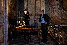 Pensions Report Results At Hotel Matignon - Paris