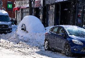 Snowstorm in Canada