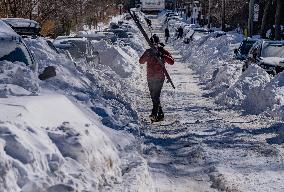 Snowstorm in Canada