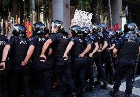 Pensioners Demonstrate Buenos Aires