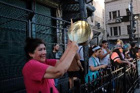 Pensioners Demonstrate Buenos Aires