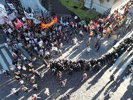 Pensioners Demonstrate Buenos Aires