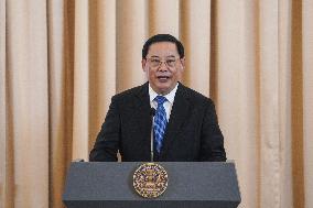 Laos Prime Minister Sonexay Siphandone Official Visit To Thailand.