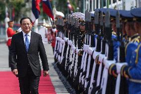 Laos Prime Minister Sonexay Siphandone Official Visit To Thailand.