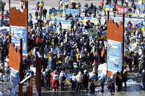 Performance in support of Kremlin prisoners in Kyiv