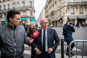 French President and Party Leaders Meet on Ukraine Crisis - Paris
