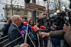French President and Party Leaders Meet on Ukraine Crisis - Paris
