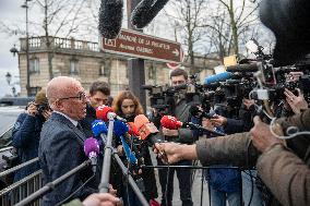 French President and Party Leaders Meet on Ukraine Crisis - Paris