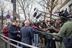 French President and Party Leaders Meet on Ukraine Crisis - Paris