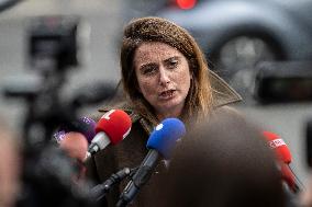 French President and Party Leaders Meet on Ukraine Crisis - Paris