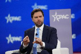Vice President JD Vance Speaks At The CPAC Convention On February 20, 2025